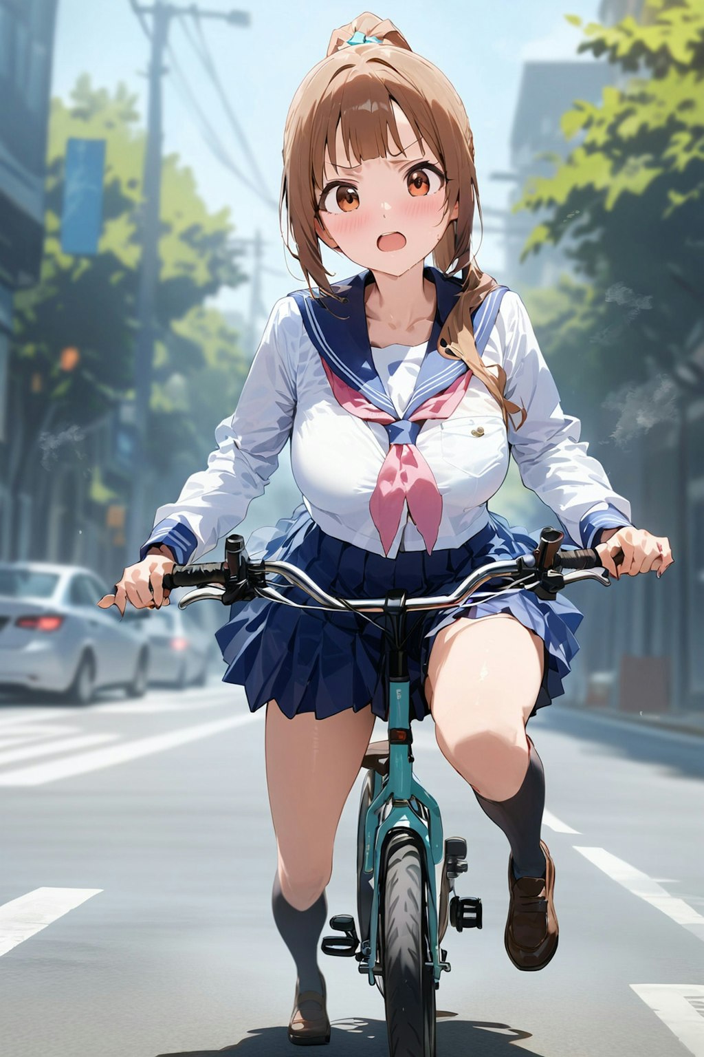 この自転車、乗りにくい！