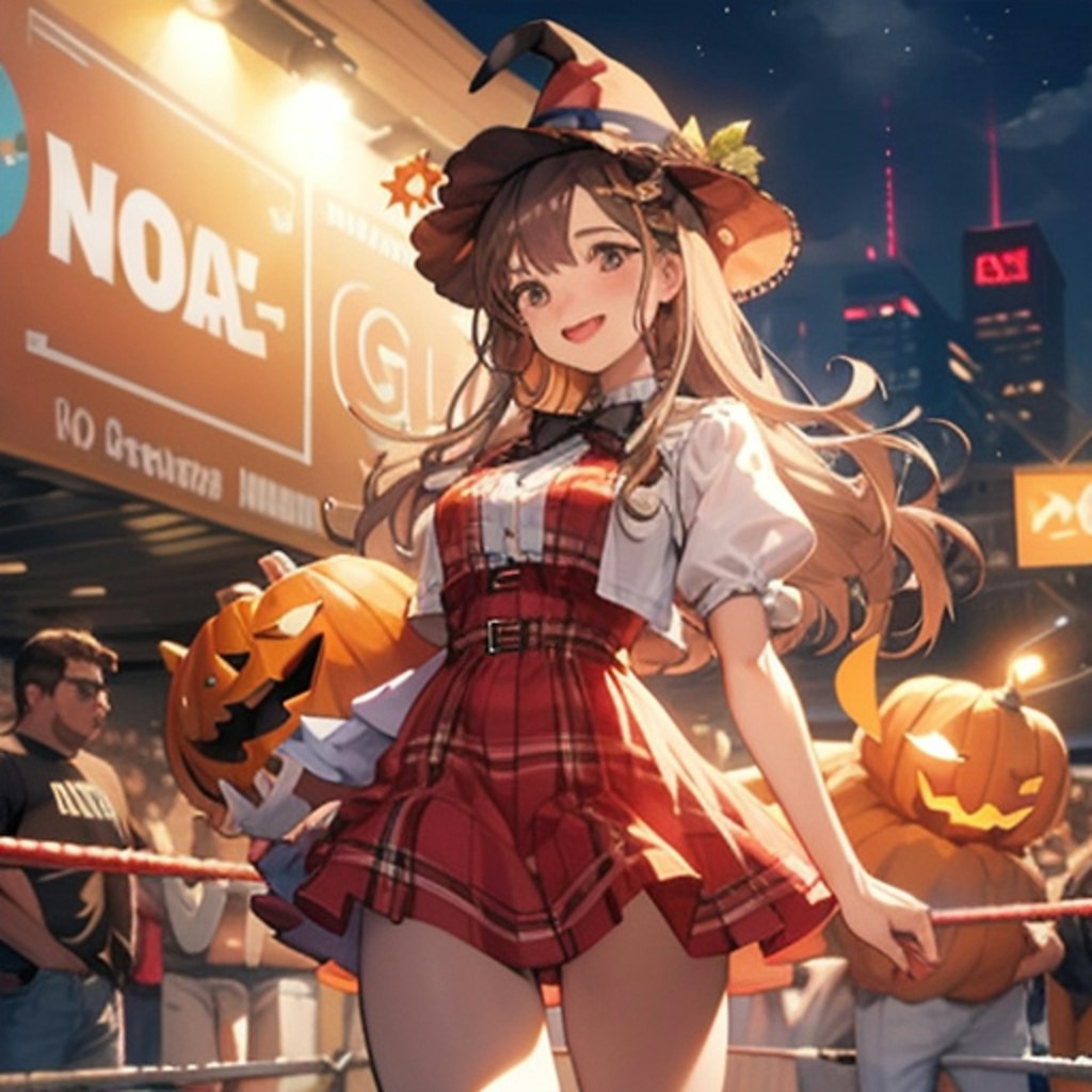 アイドルレスラーの衣装替えシリーズその２2（ハロウィン）