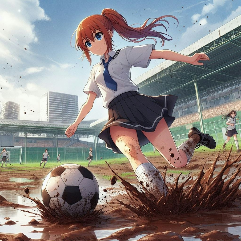 泥だらけサッカー