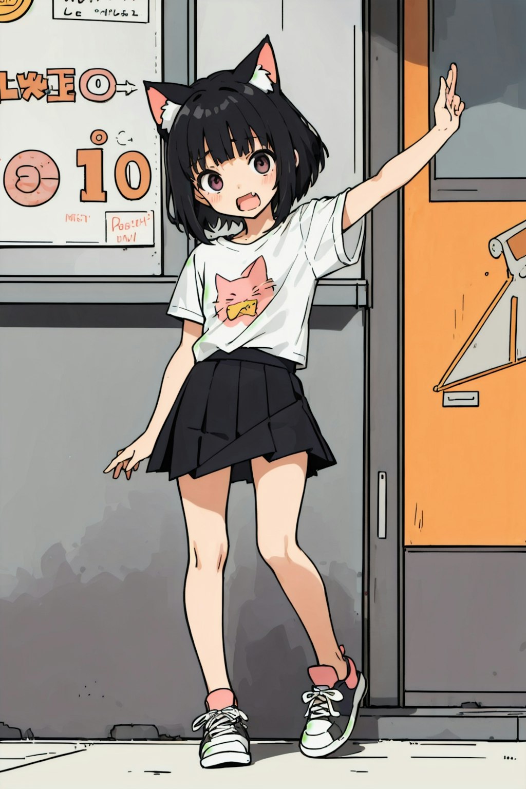 ミニスカの女の子