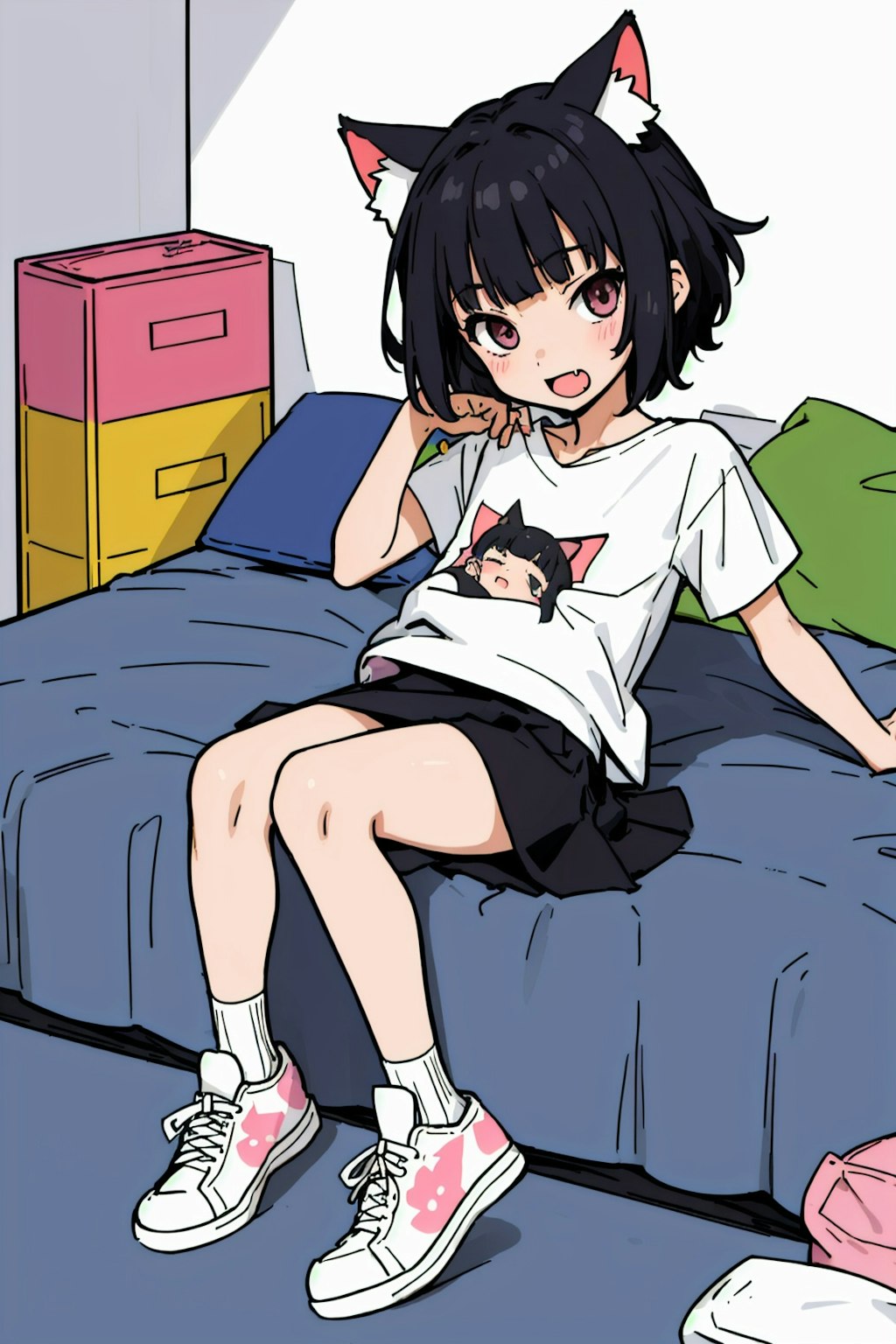 ミニスカの女の子