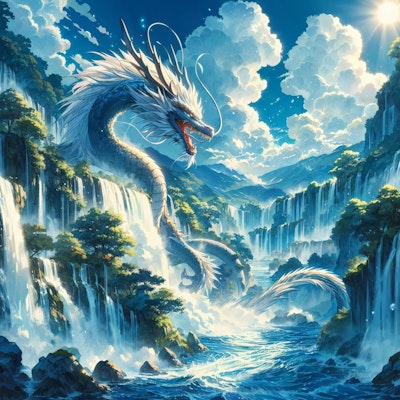 龍の棲む滝