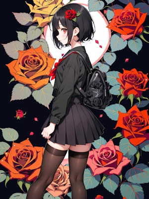 rose school girl