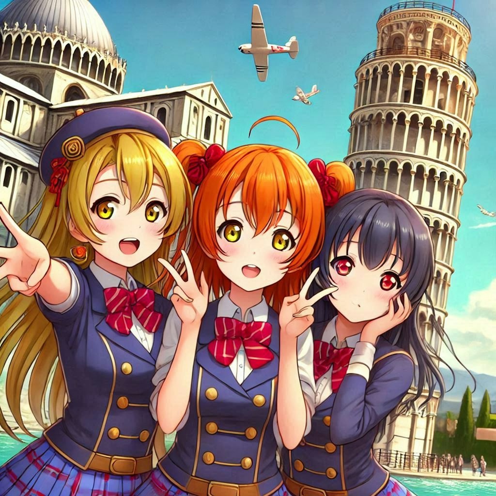 ラブライブキャラとイタリア旅行