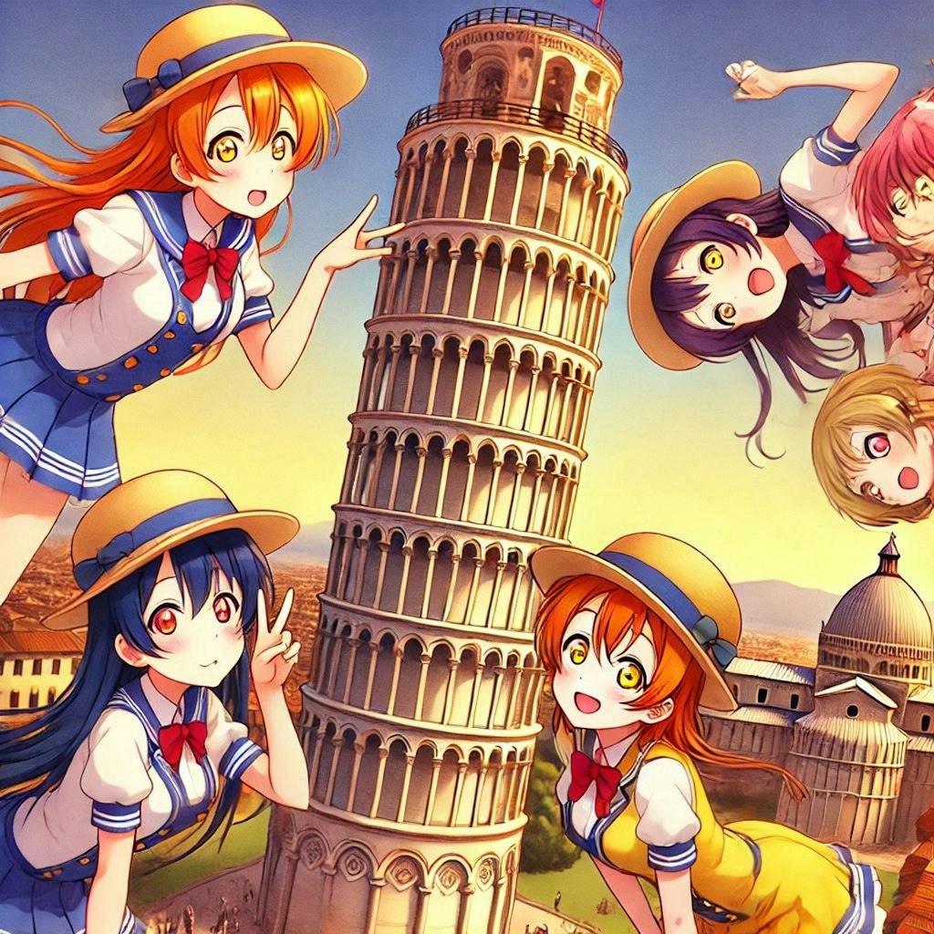 ラブライブキャラとイタリア旅行