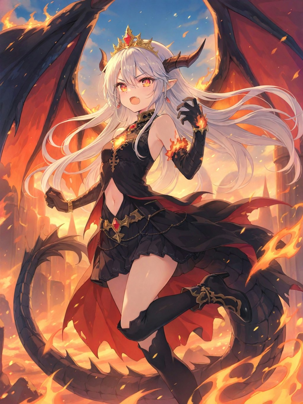 Fire dragon princess