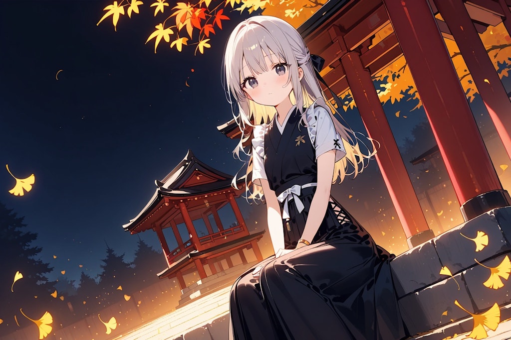 紅葉と少女２