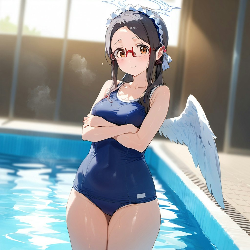 スク水地味子天使さん