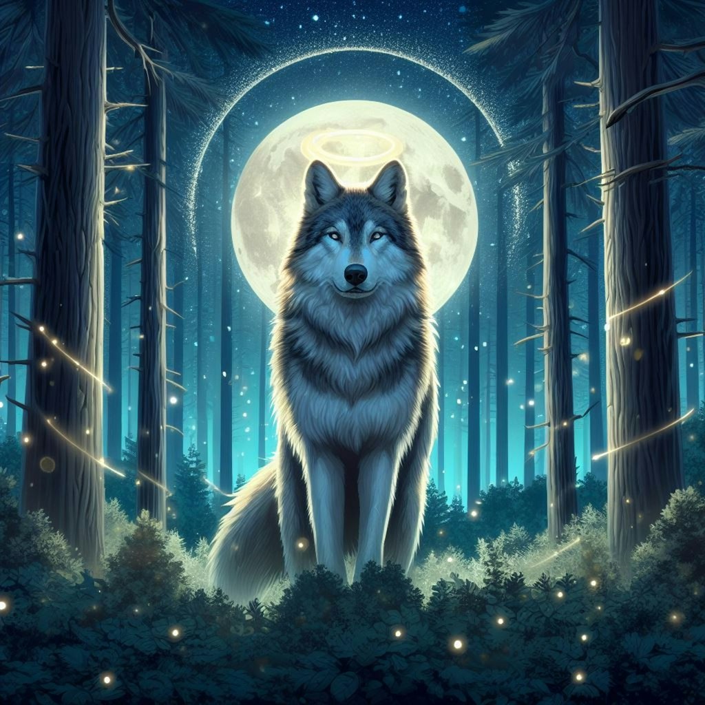 🌲🌛🐺