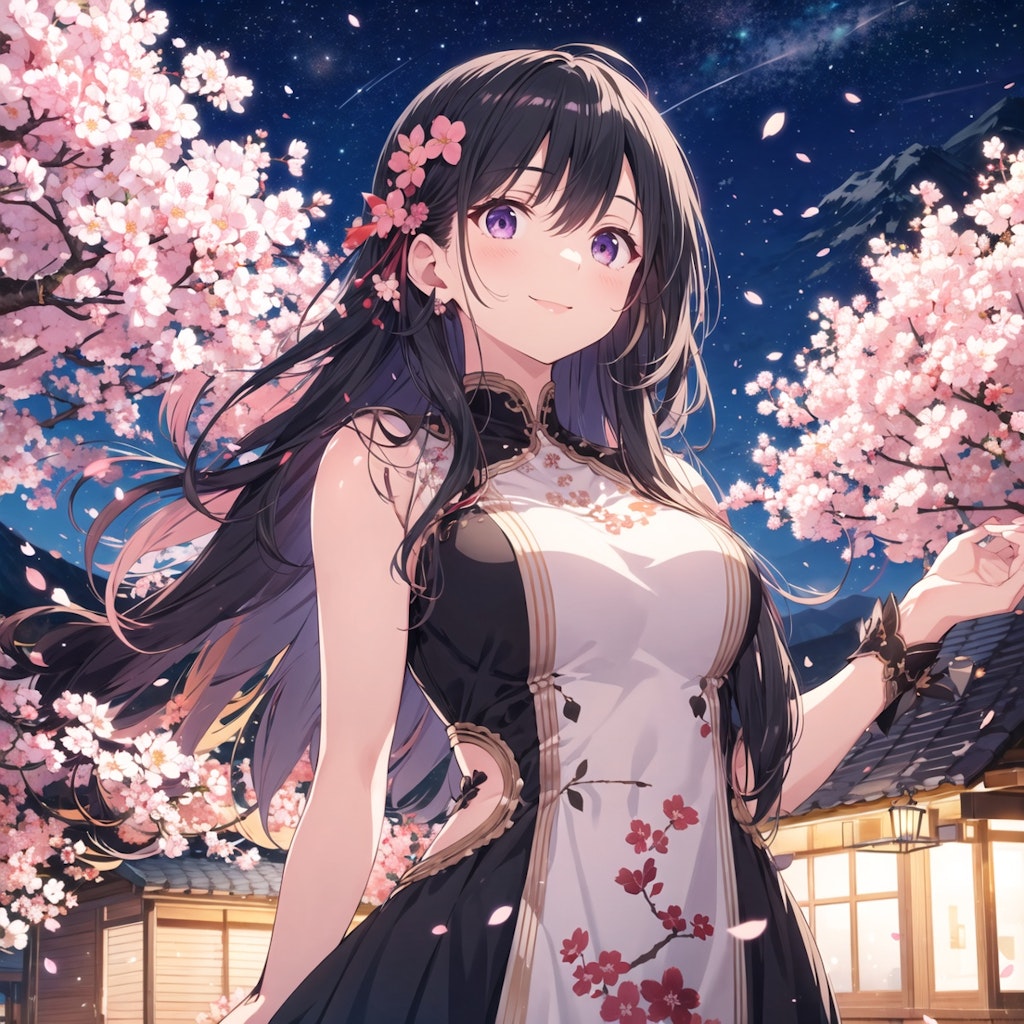 夜桜