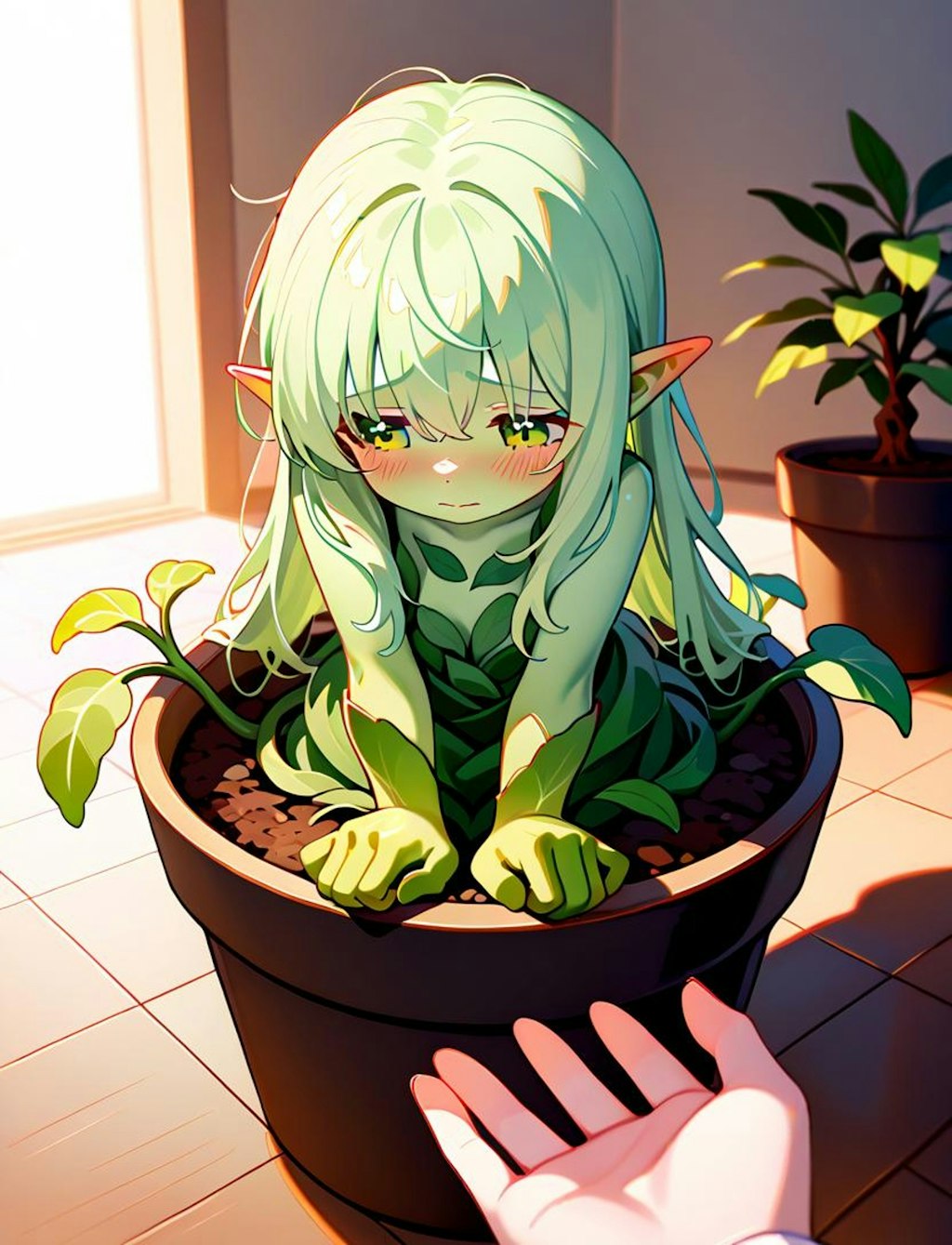 不思議な植木鉢