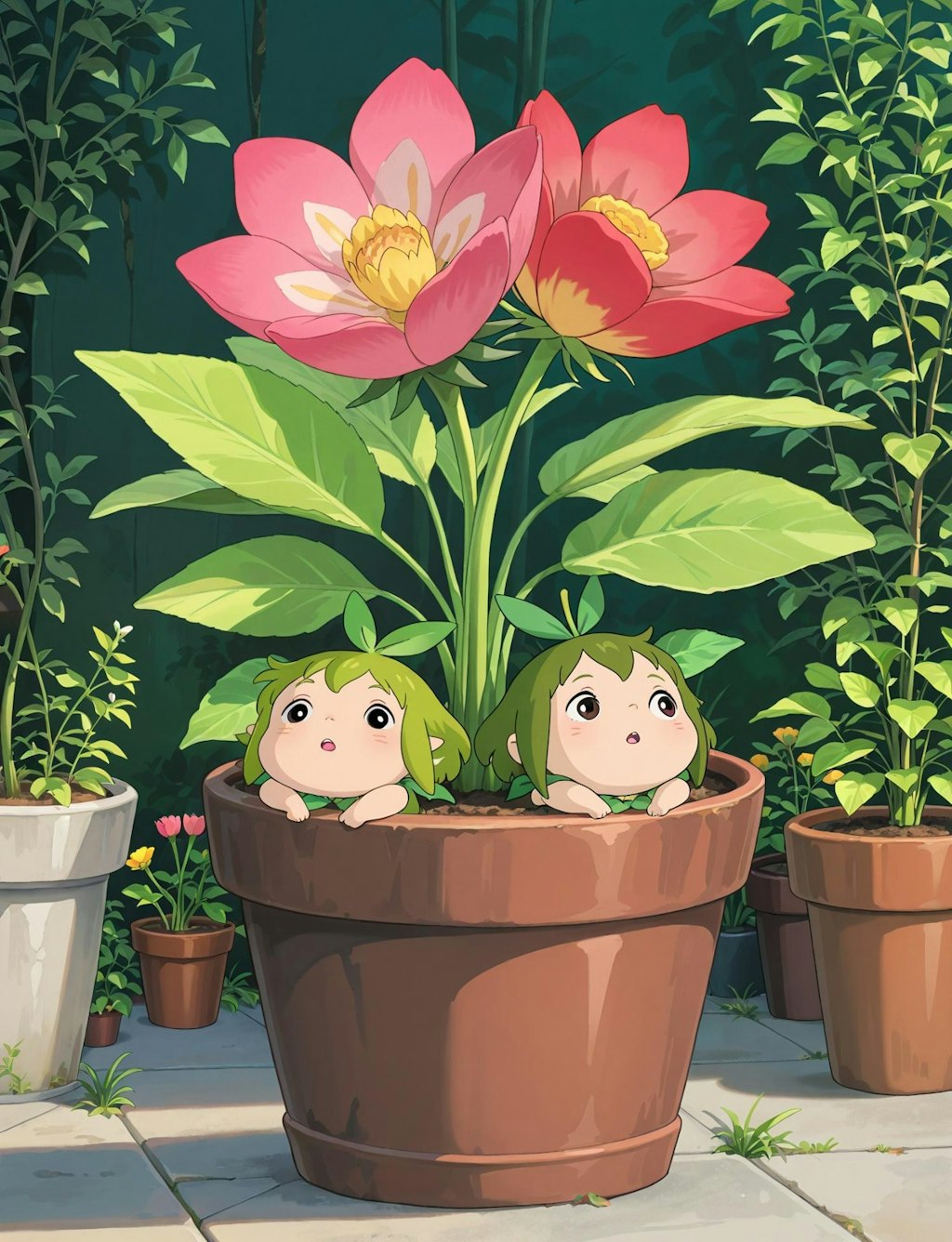 不思議な植木鉢