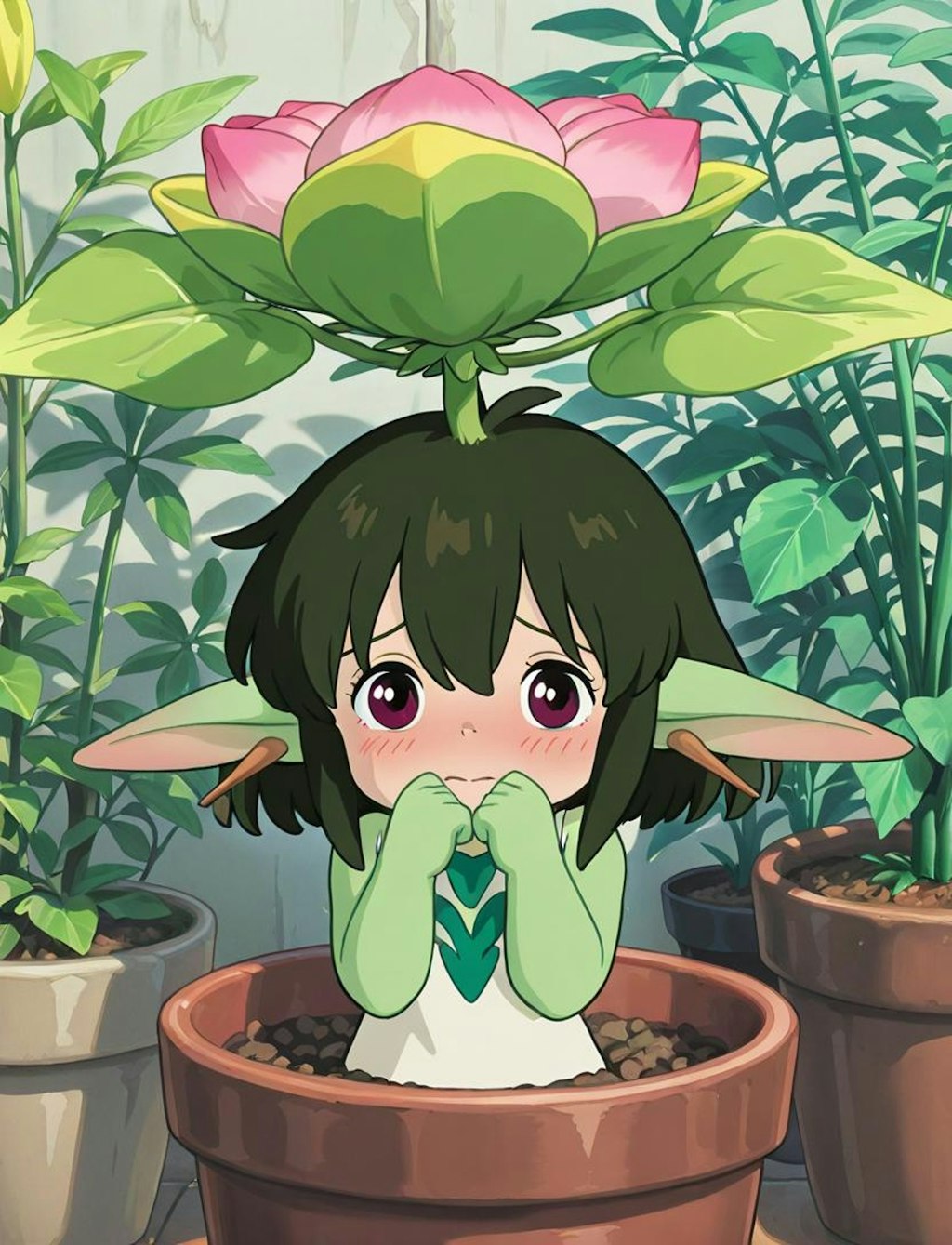不思議な植木鉢