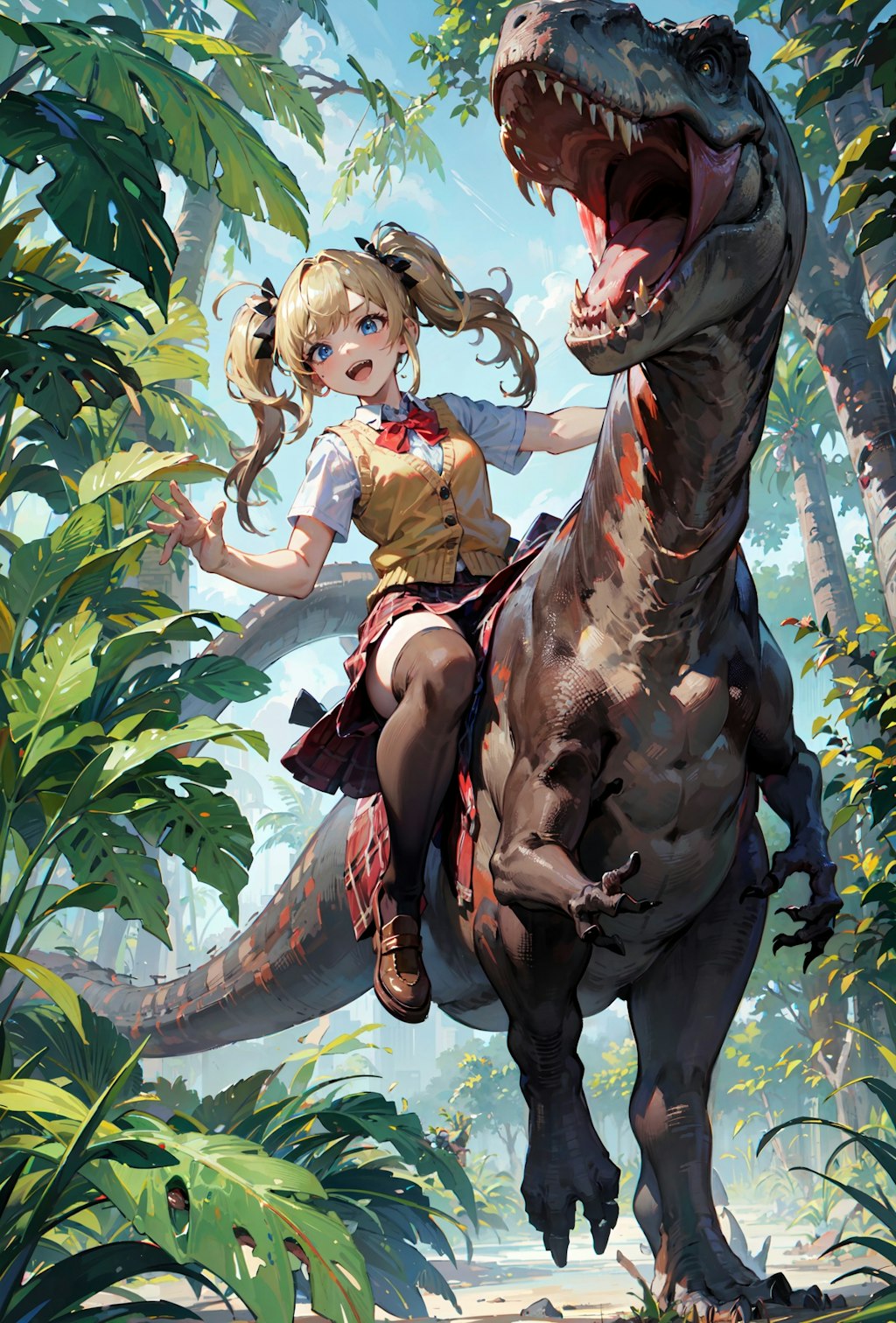 美桜ちゃんの恐竜