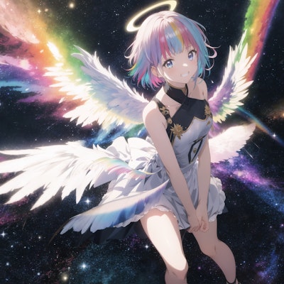 虹の銀河と天使様