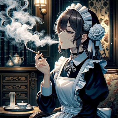 喫煙家メイド