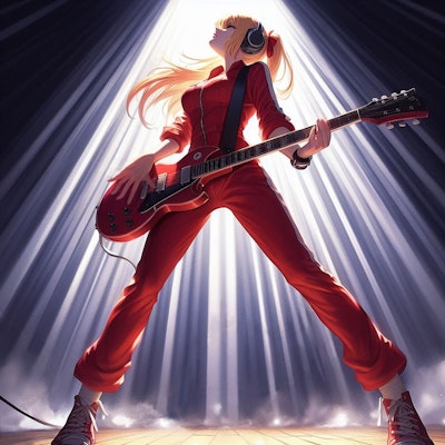 赤いギター