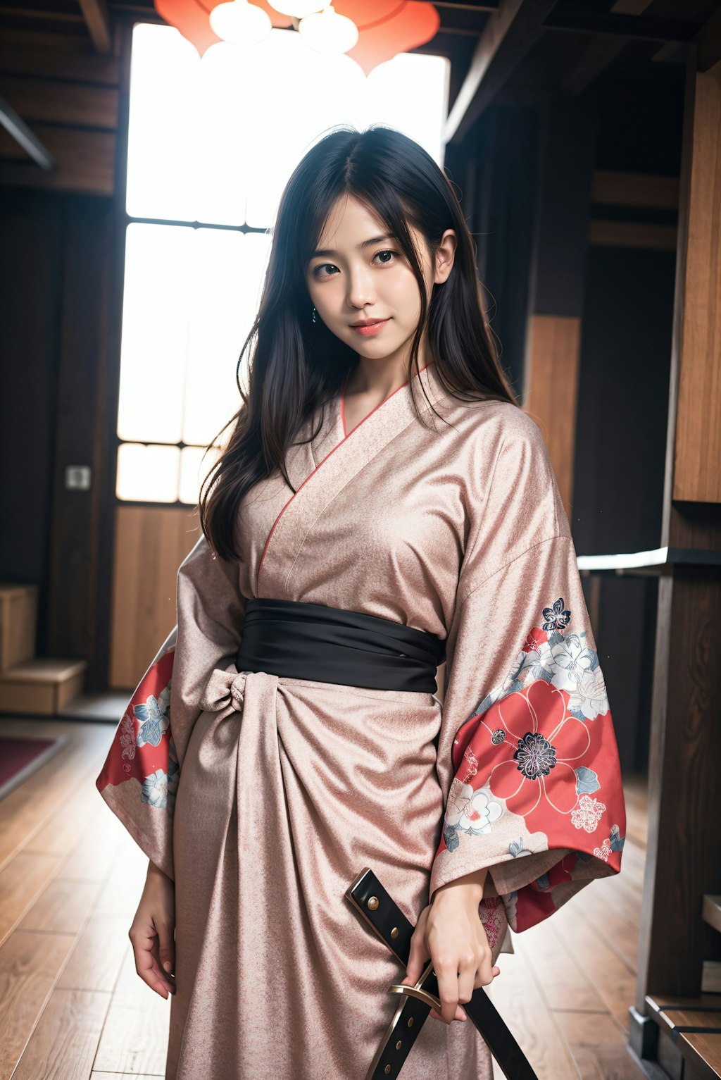 着物の剣士