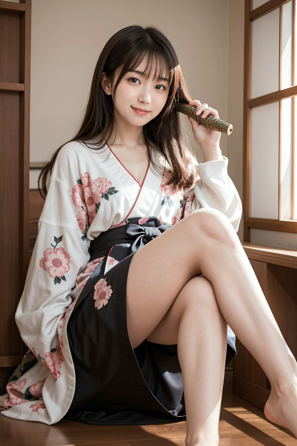 着物の剣士