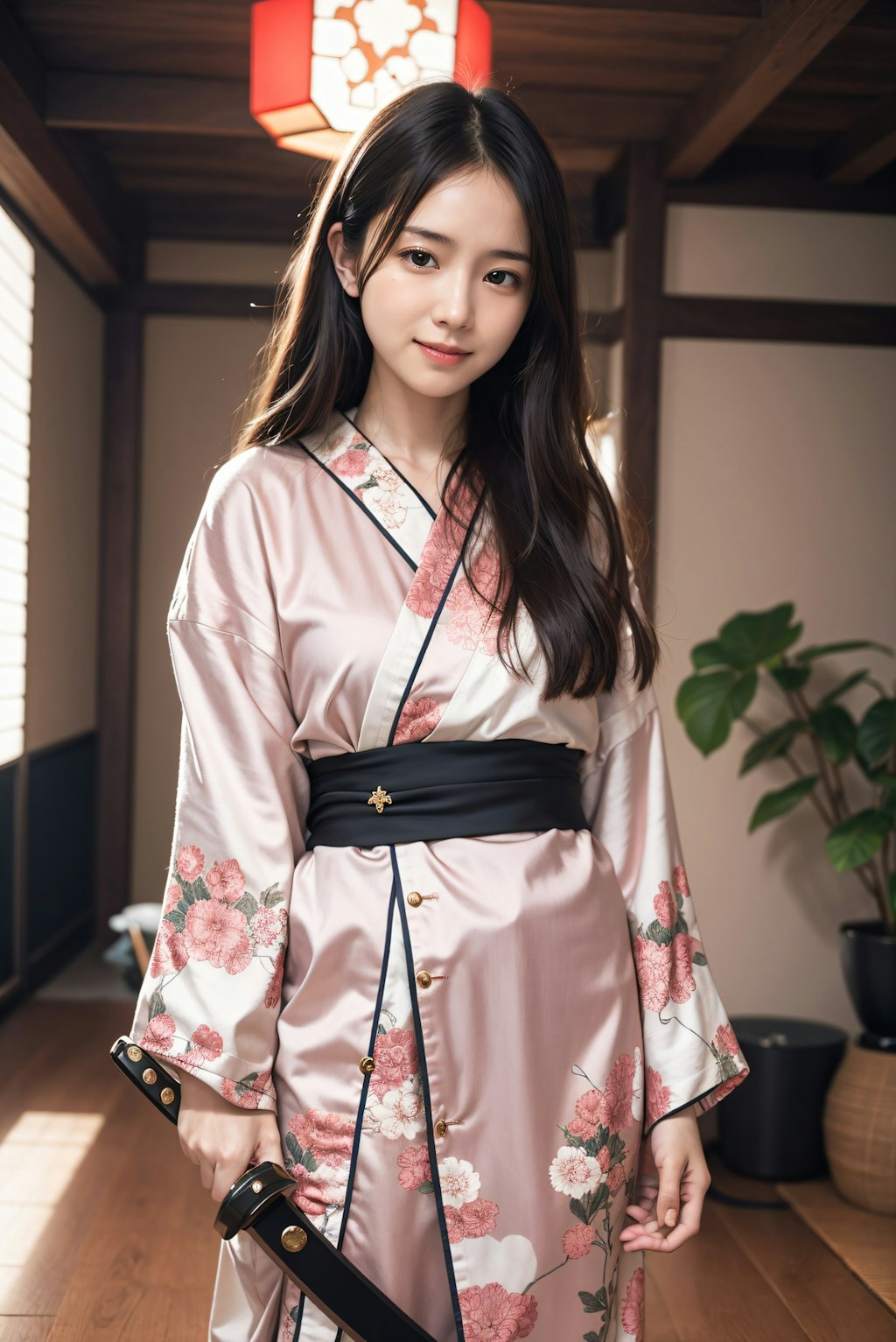 着物の剣士