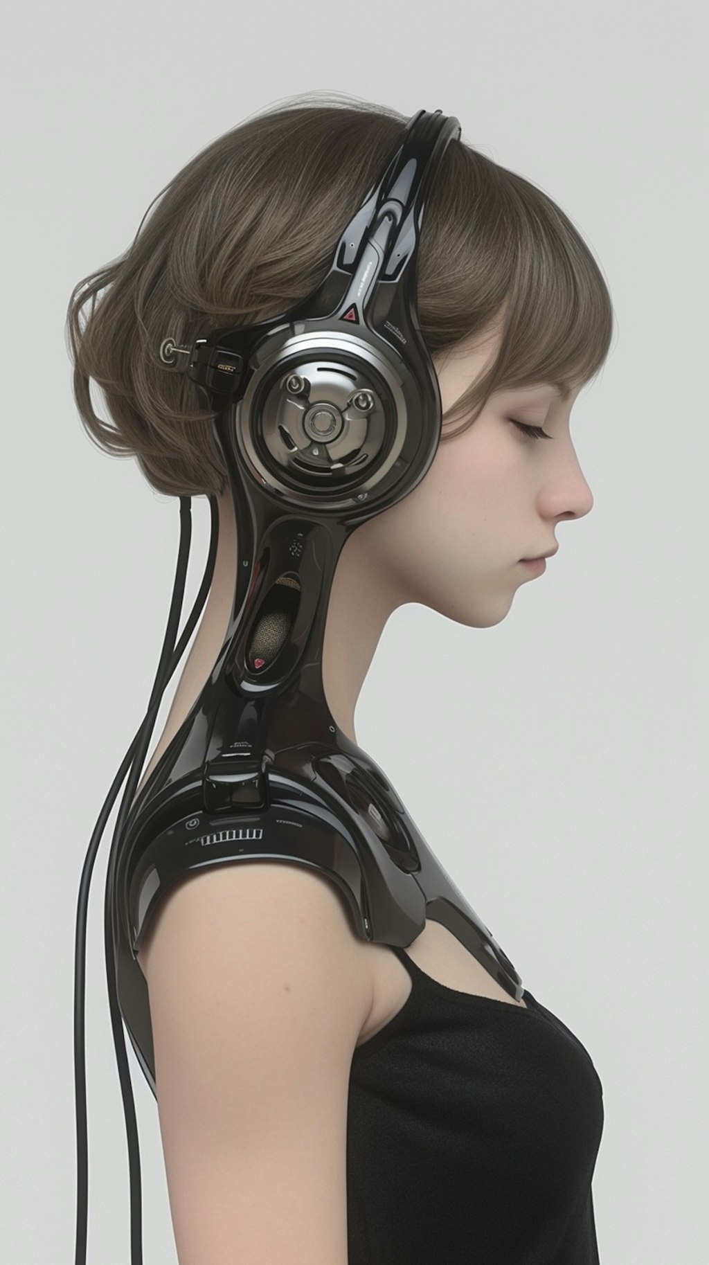 Futuristic headphones