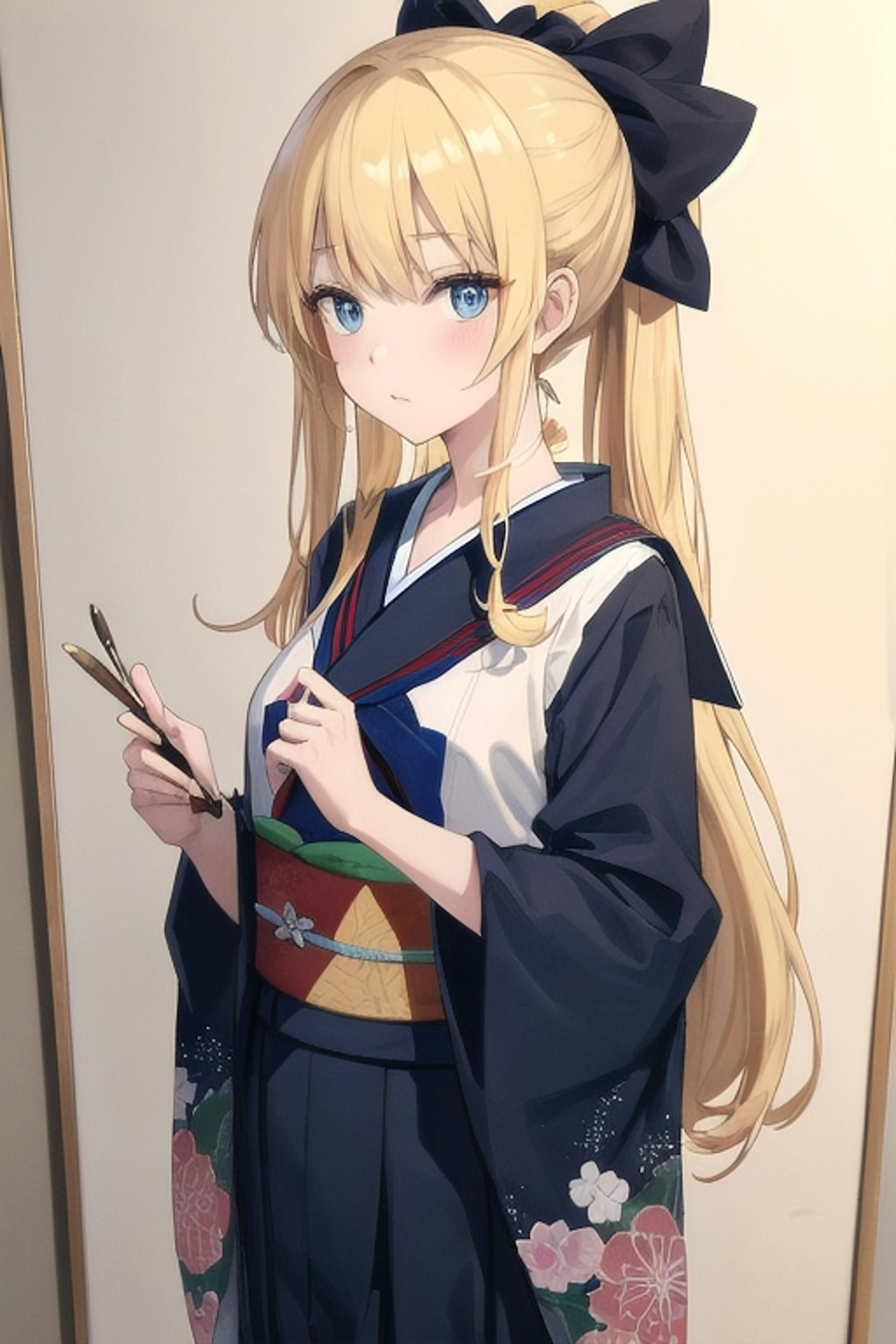 セーラー服っぽい和服とボツ画像