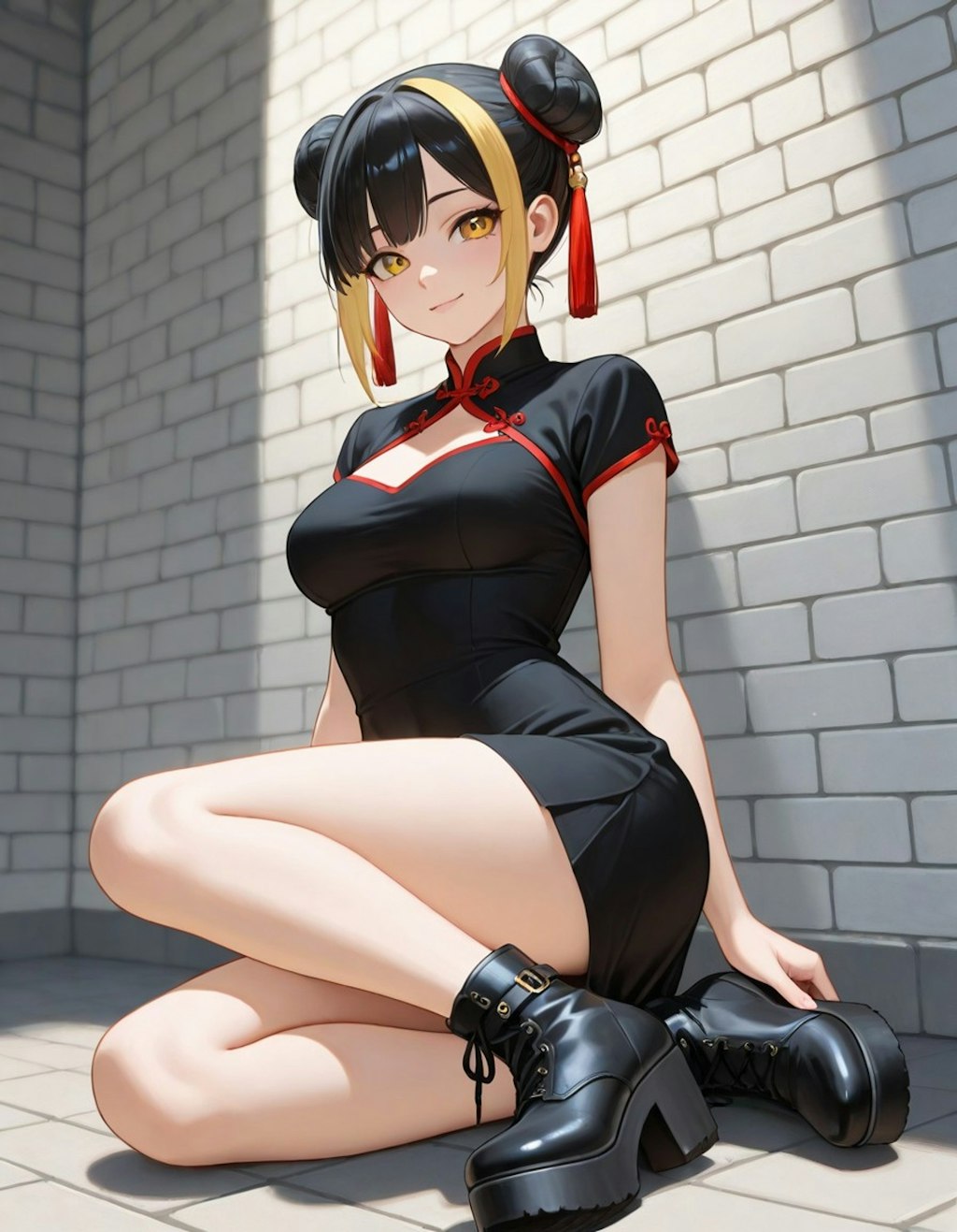 横座り