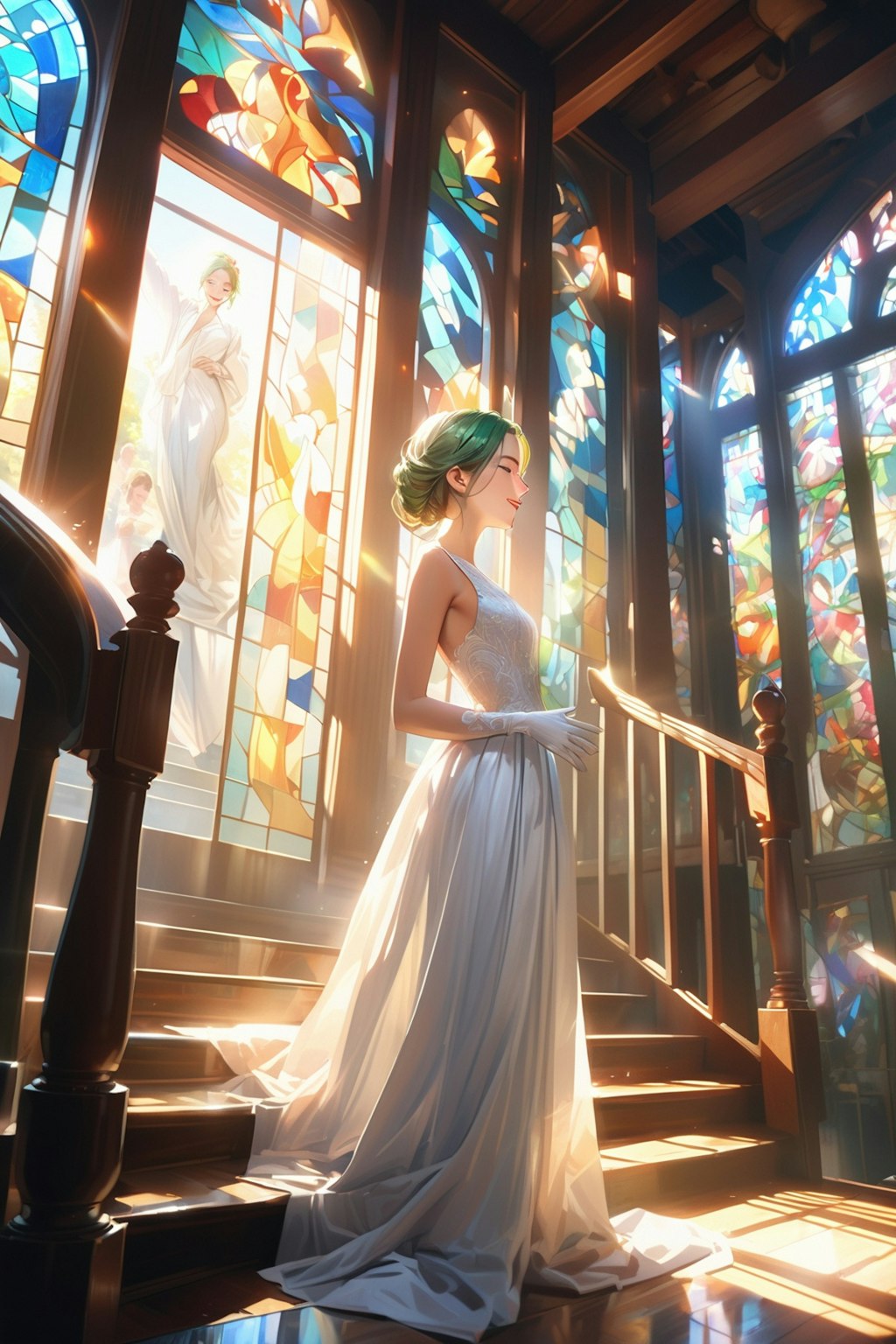 花嫁の緑髪ちゃん