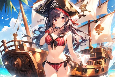 female pirate (web generated)