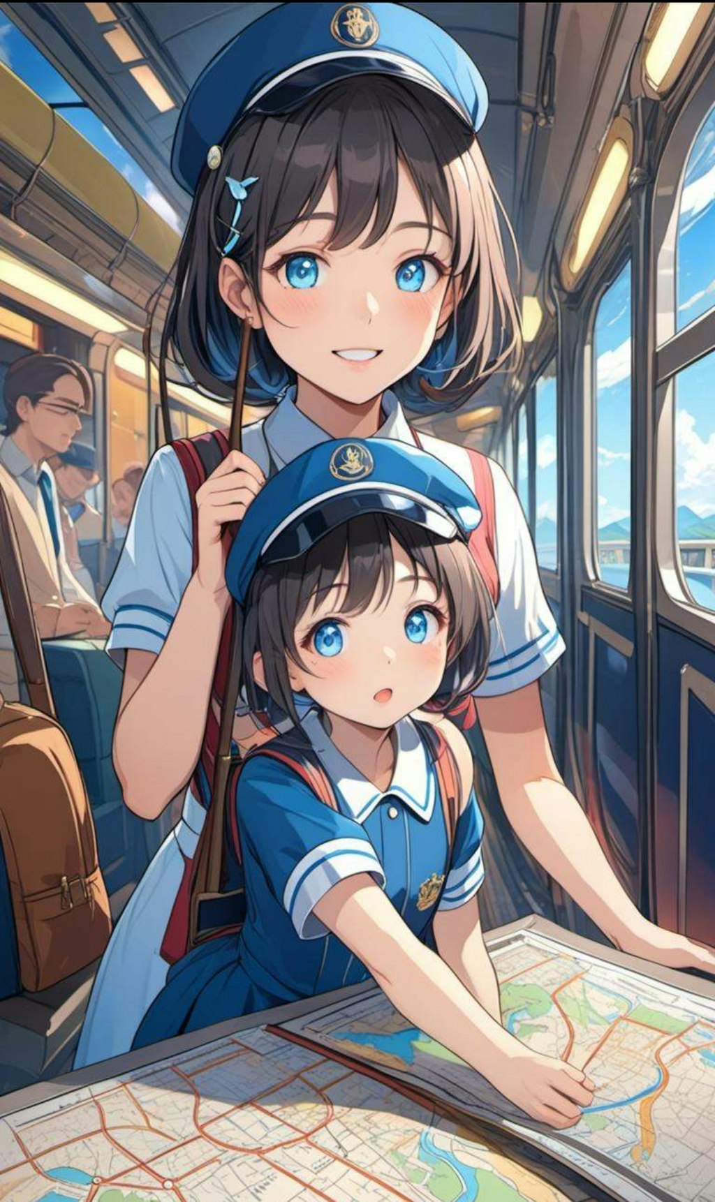 駅員と少女