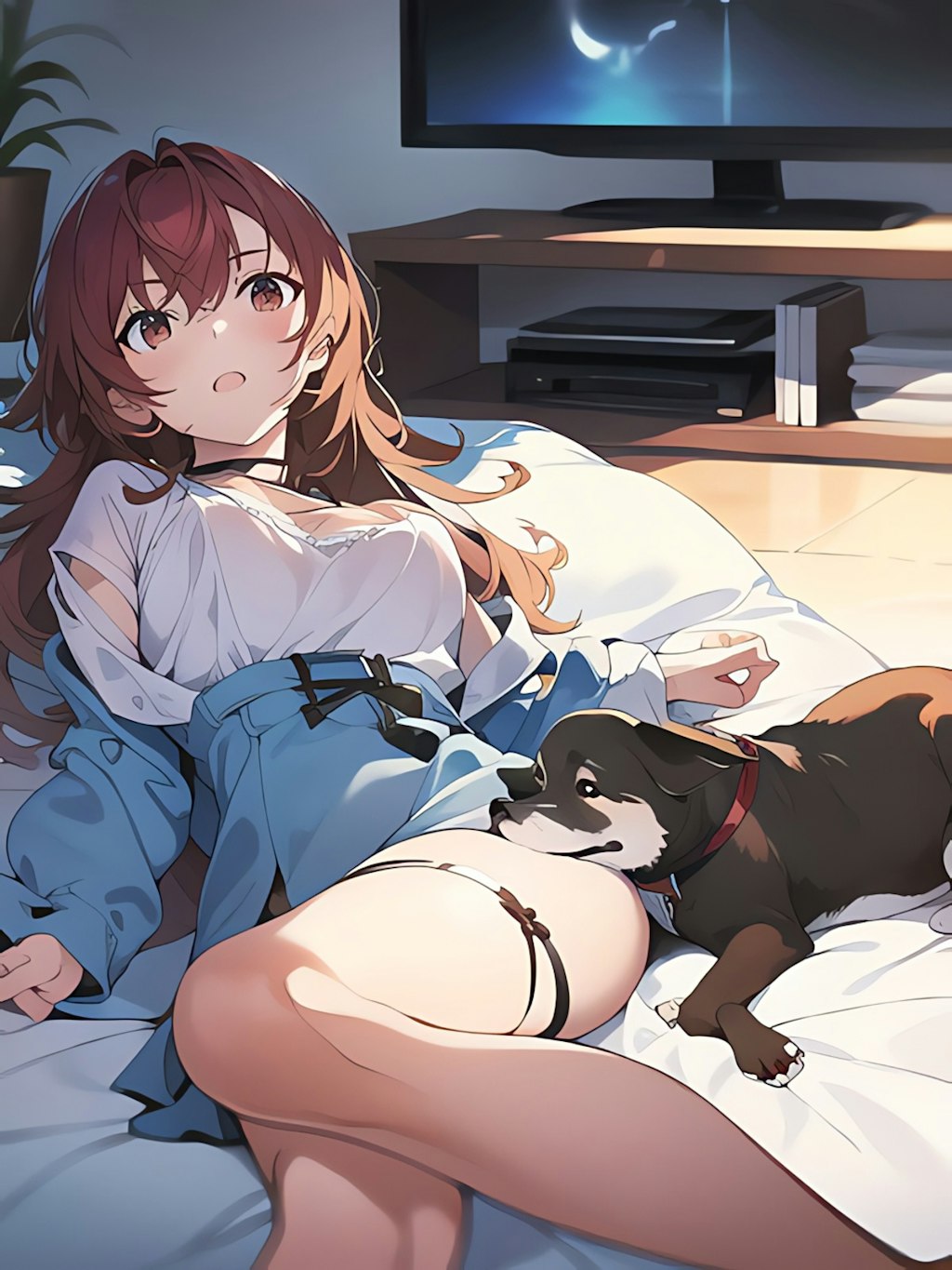 犬と女の子