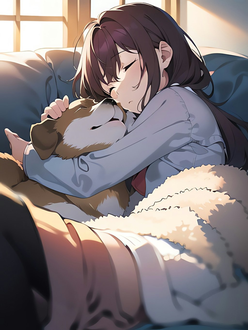 犬と女の子