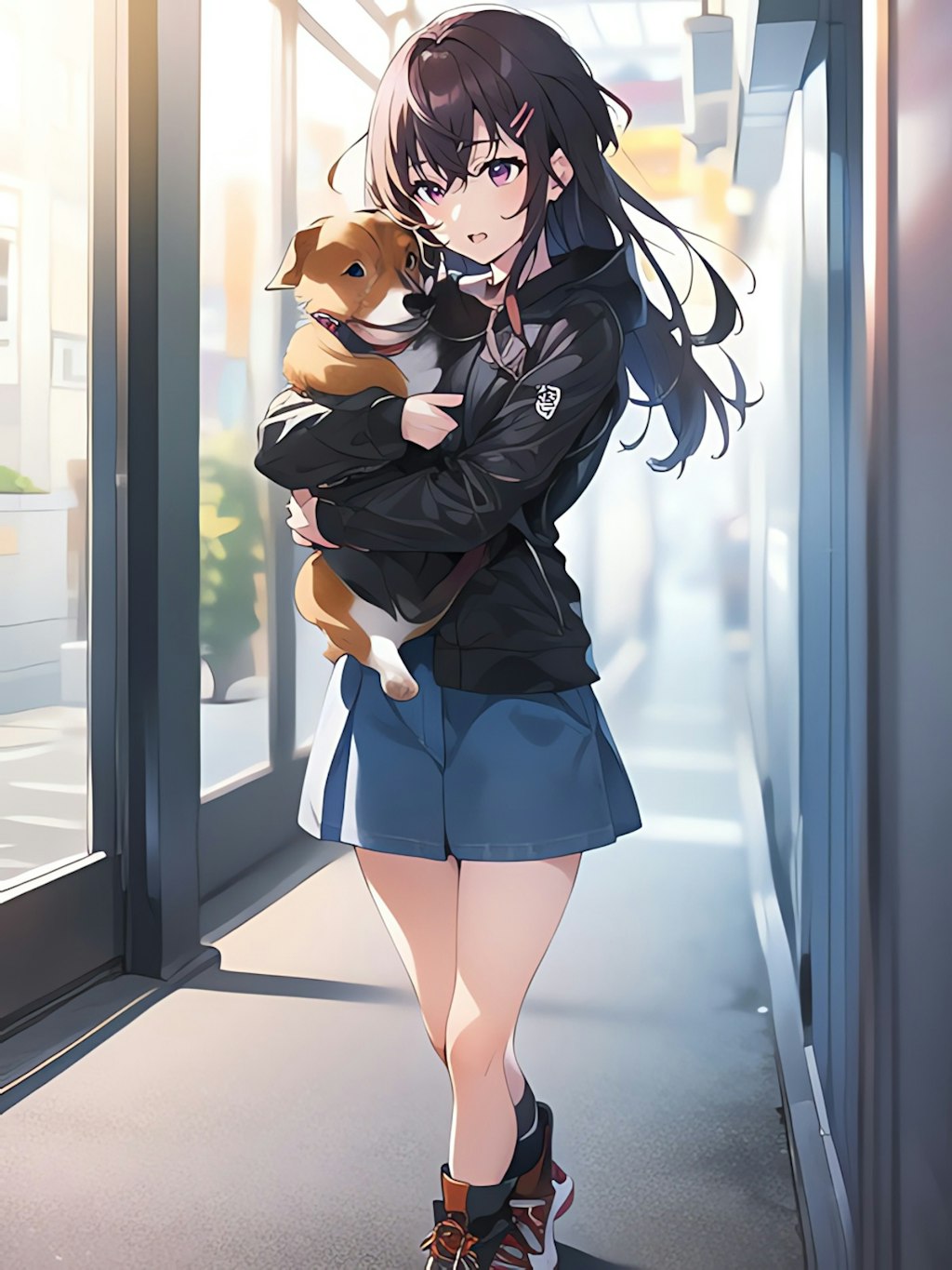 犬と女の子