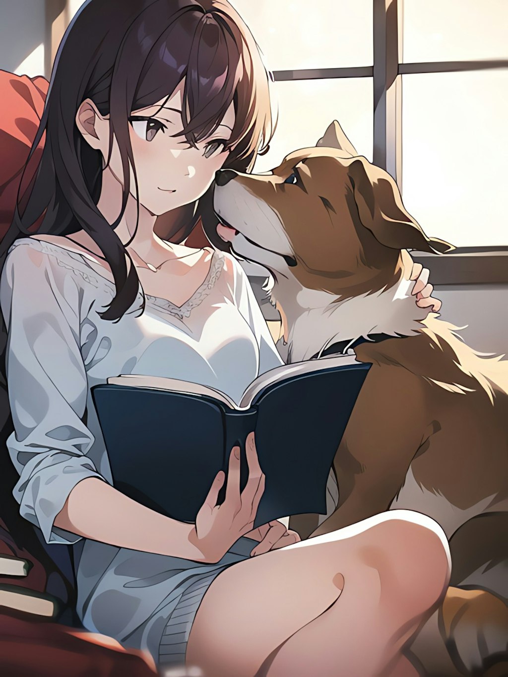 犬と女の子