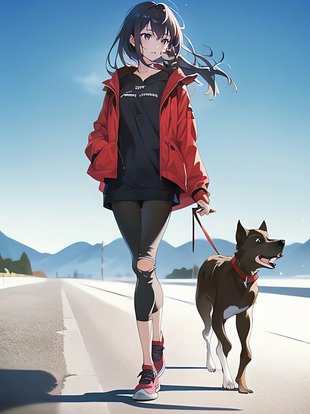 犬と女の子