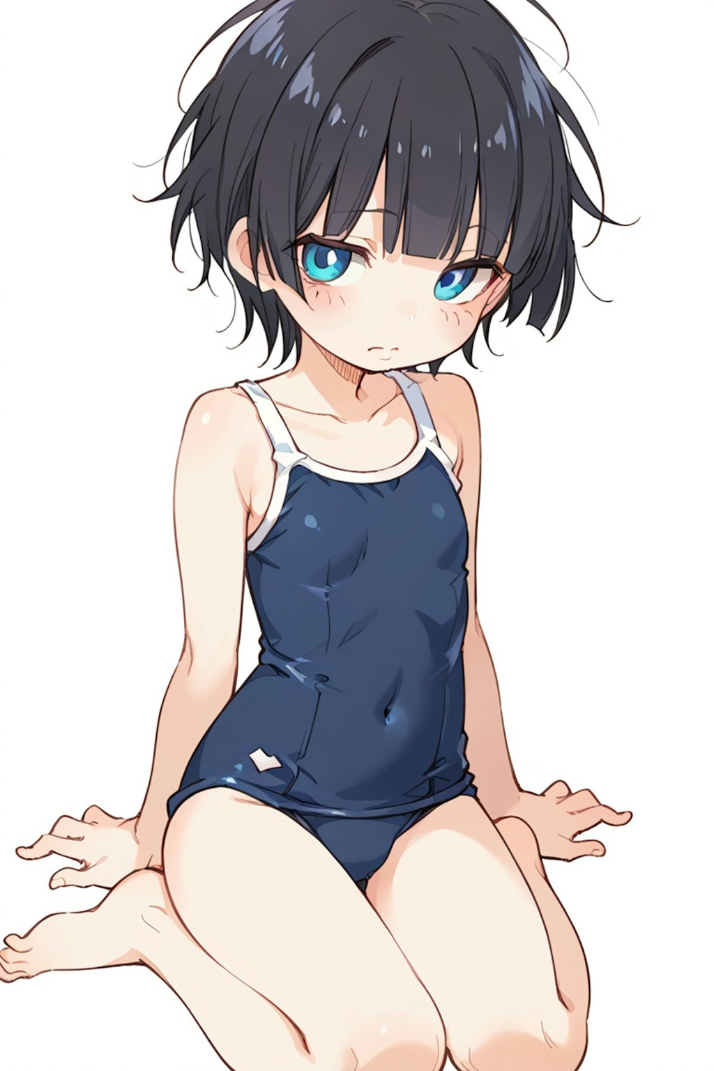 スクール水着な女の子