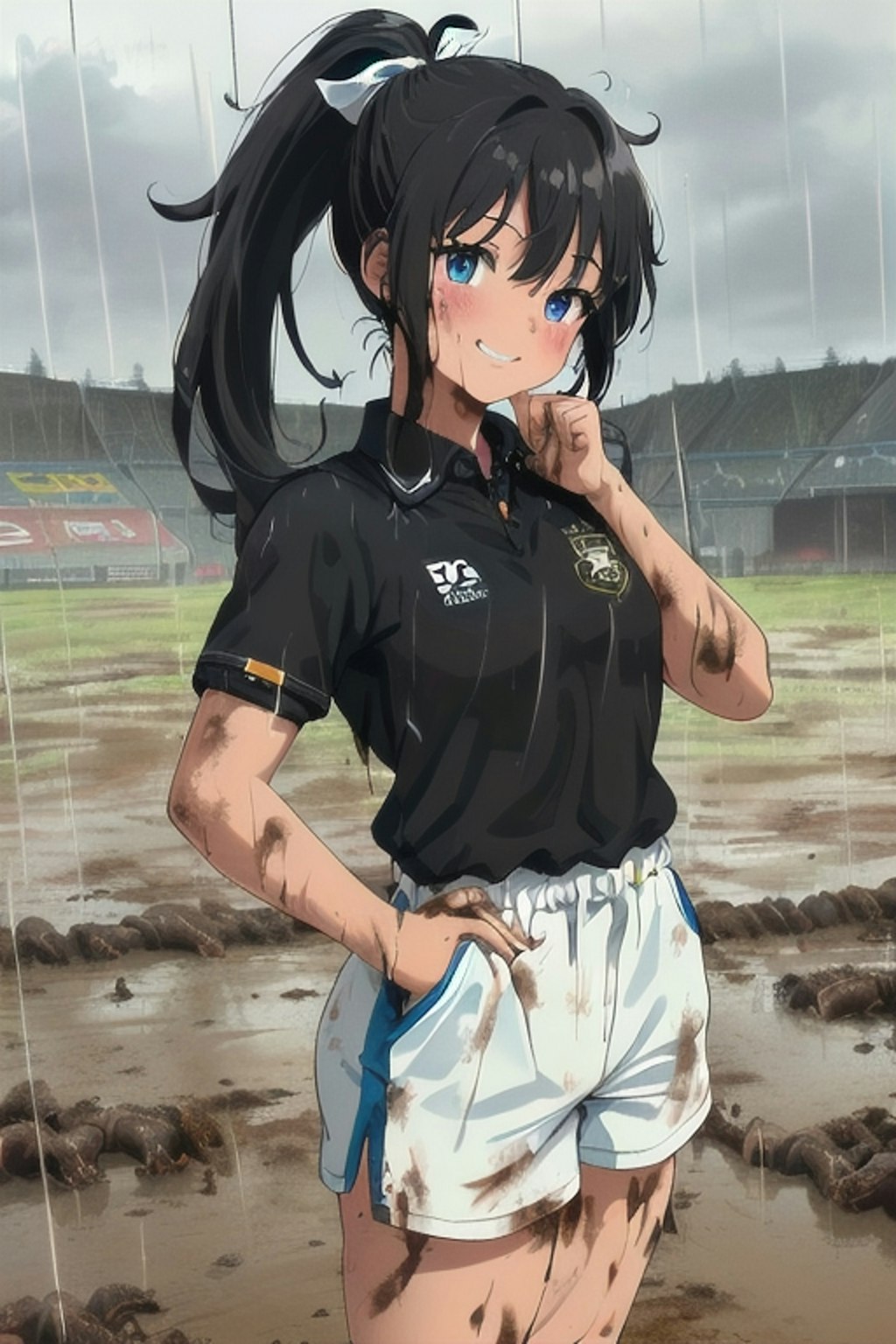 🏉泥まみれの女子ラグビー 76