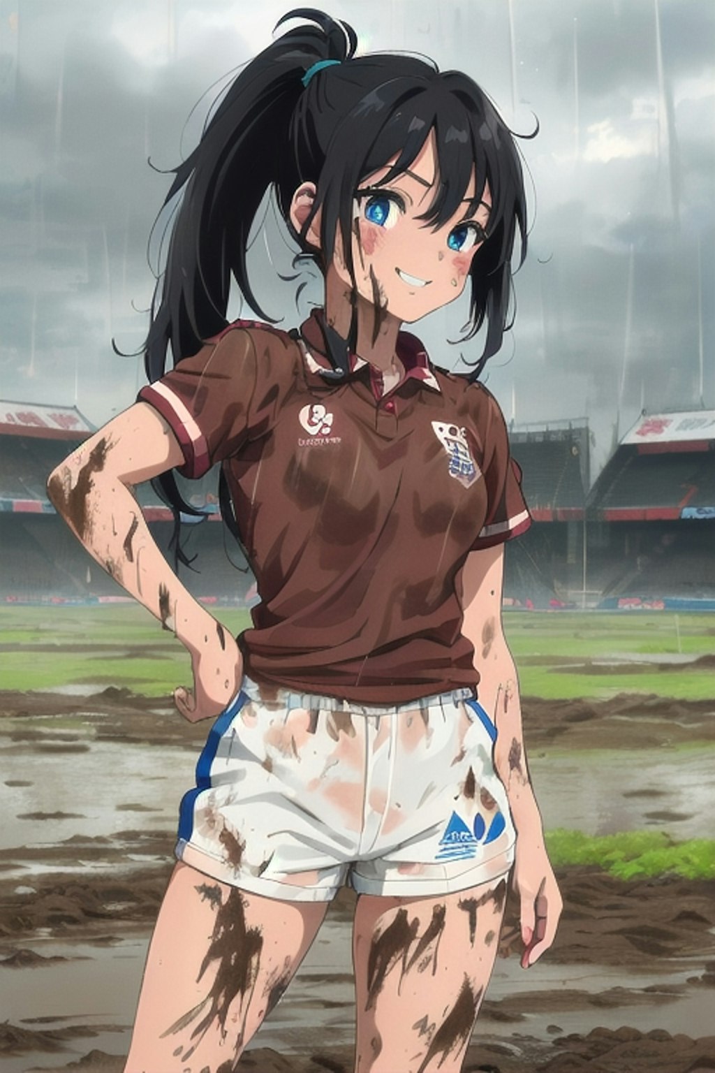 🏉泥まみれの女子ラグビー 76