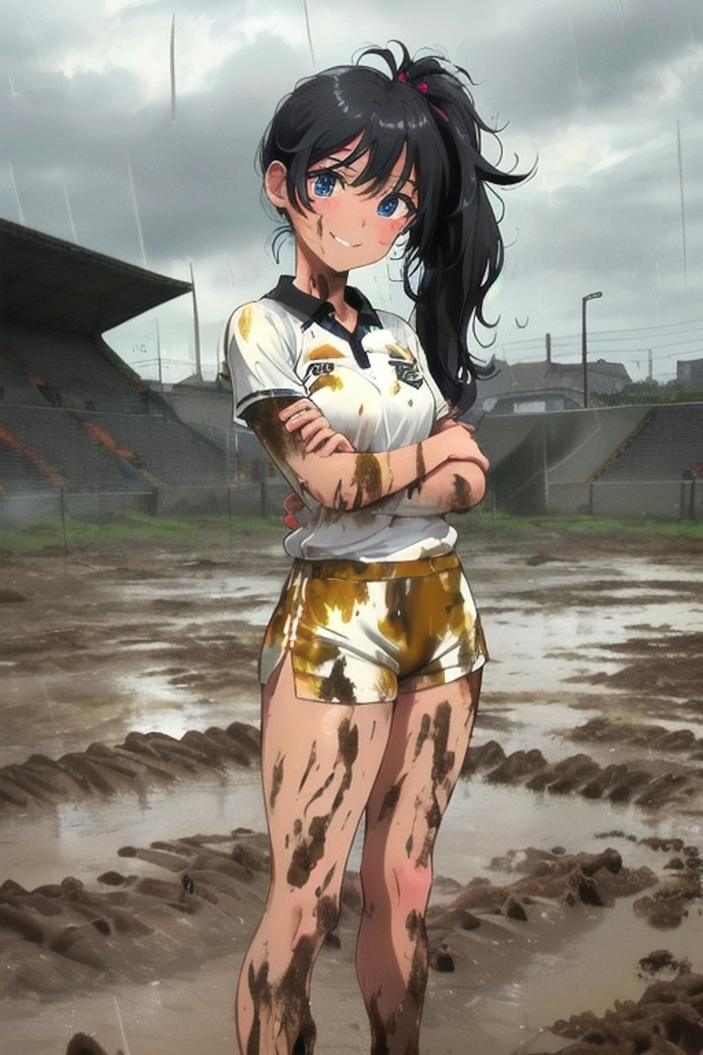 🏉泥まみれの女子ラグビー 76