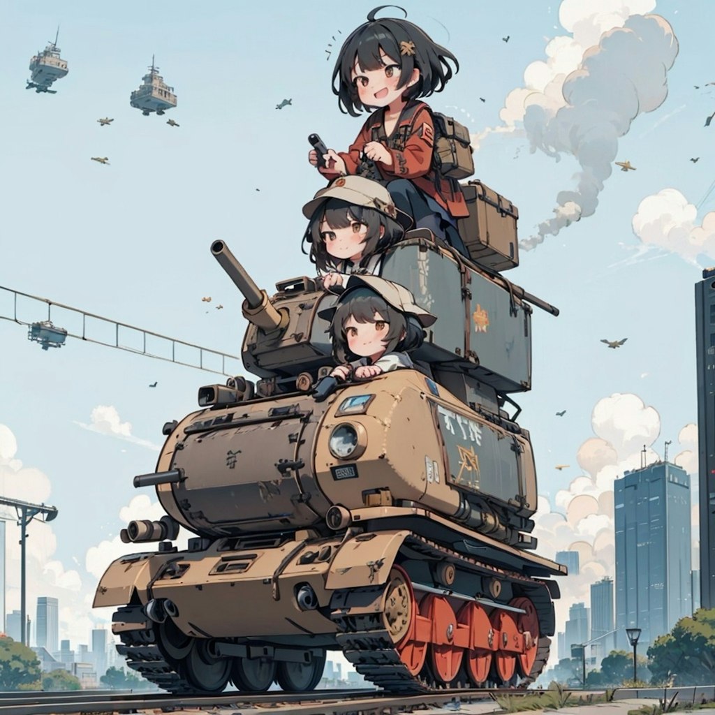 戦車でGO！