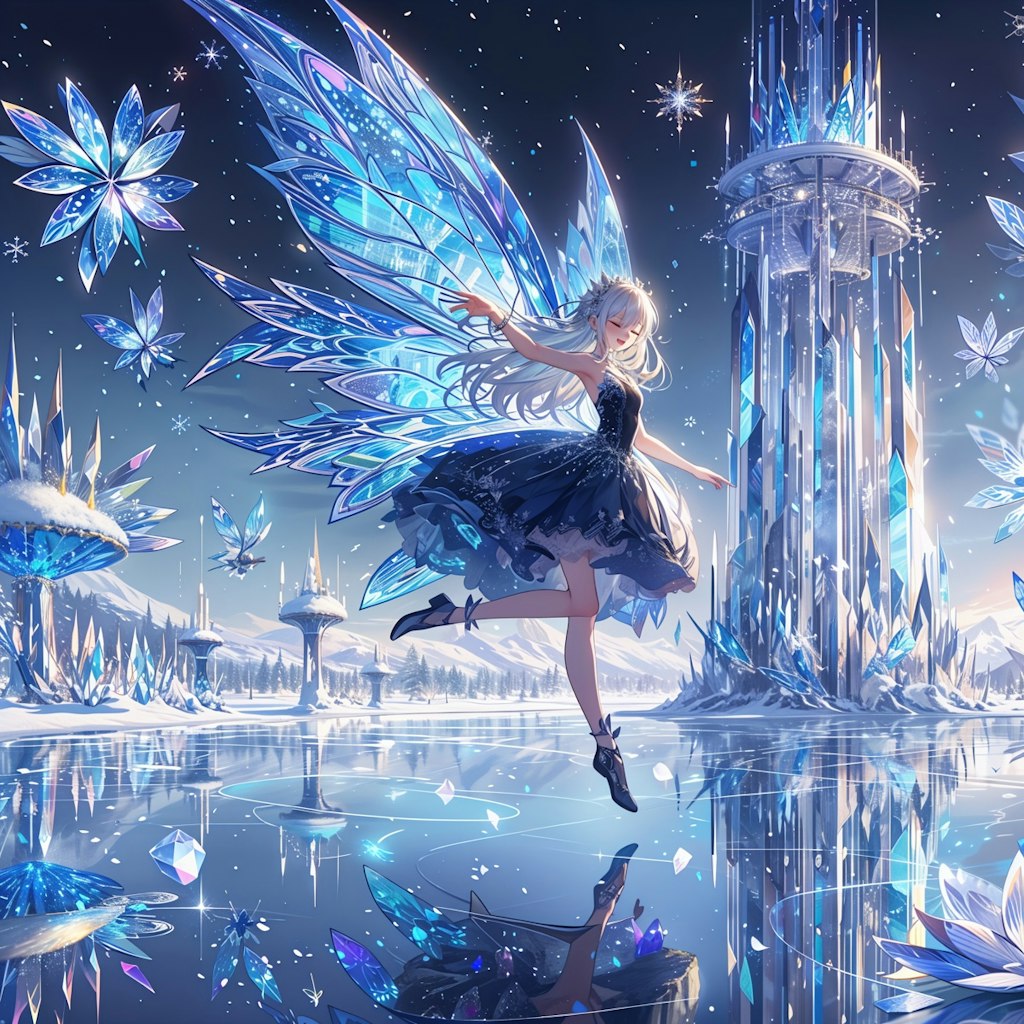 銀世界と妖精