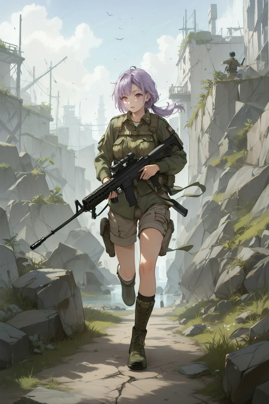 とある女性兵士