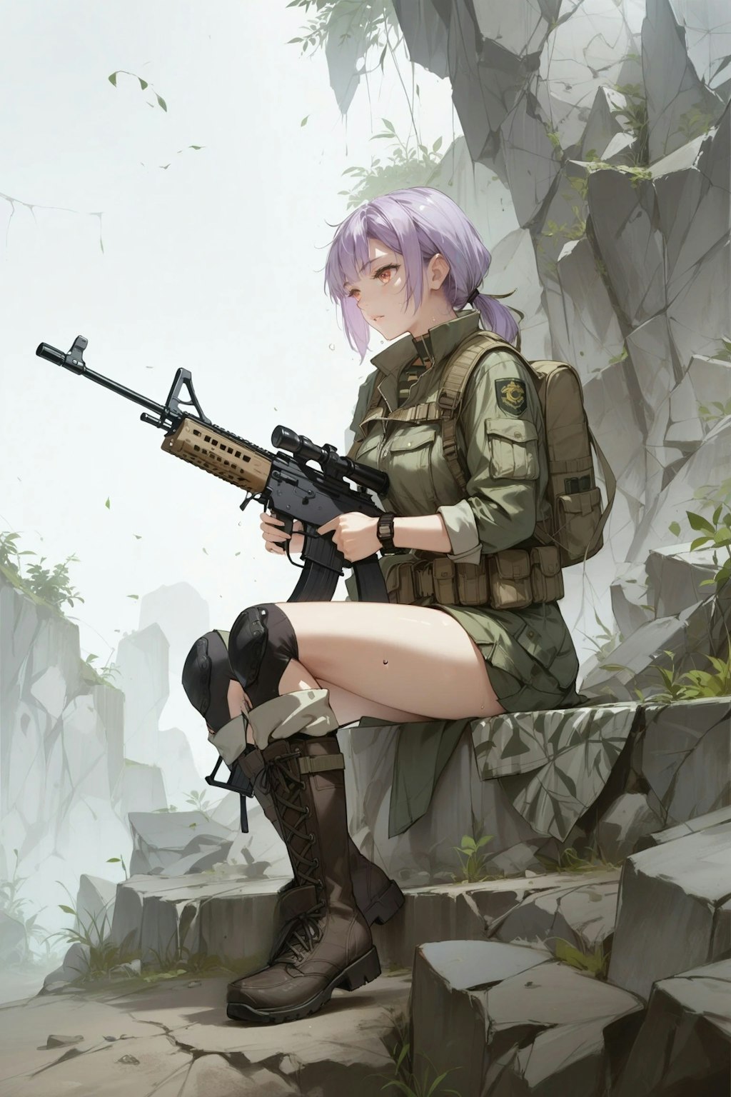 とある女性兵士