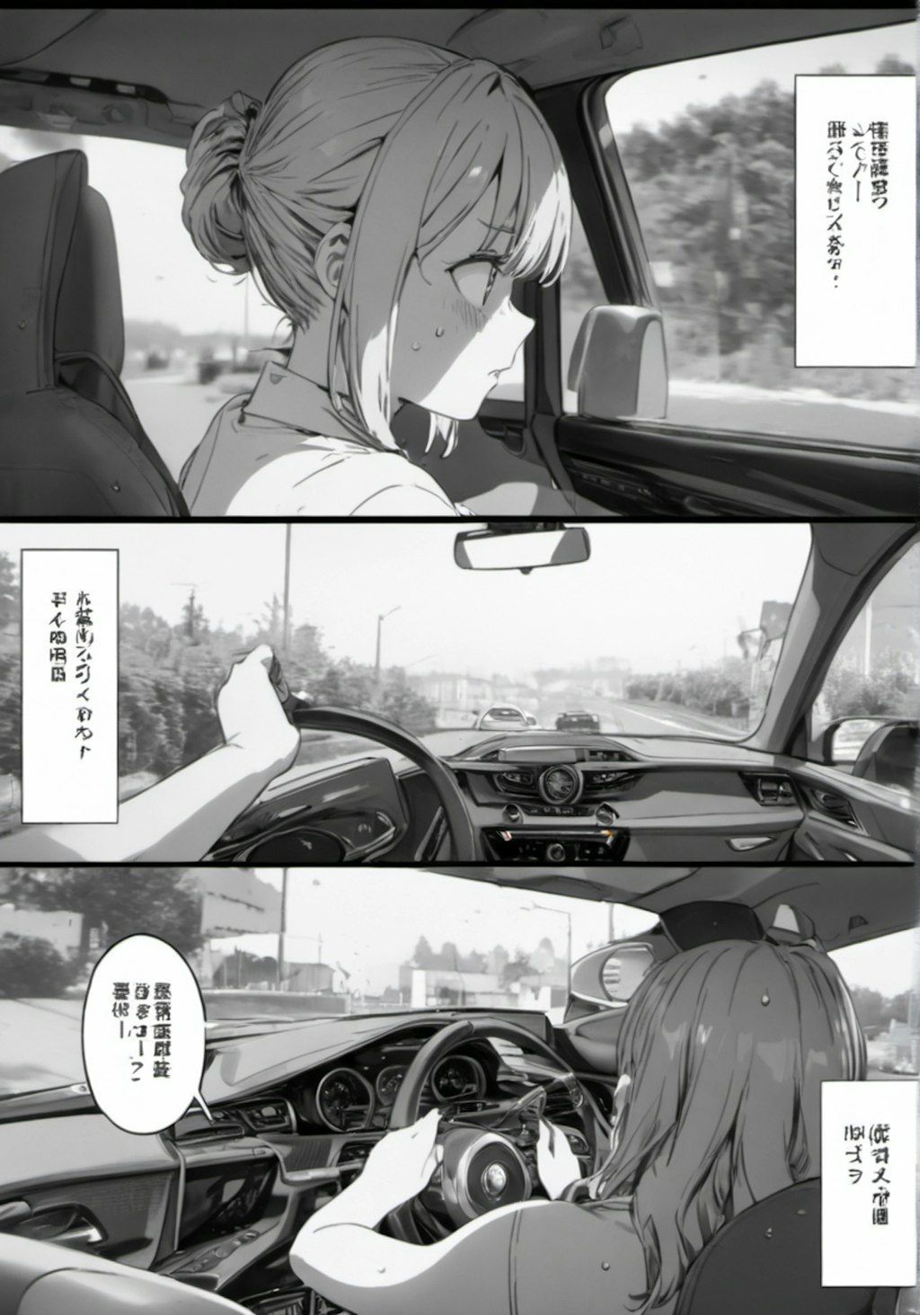 レーシングっぽい漫画