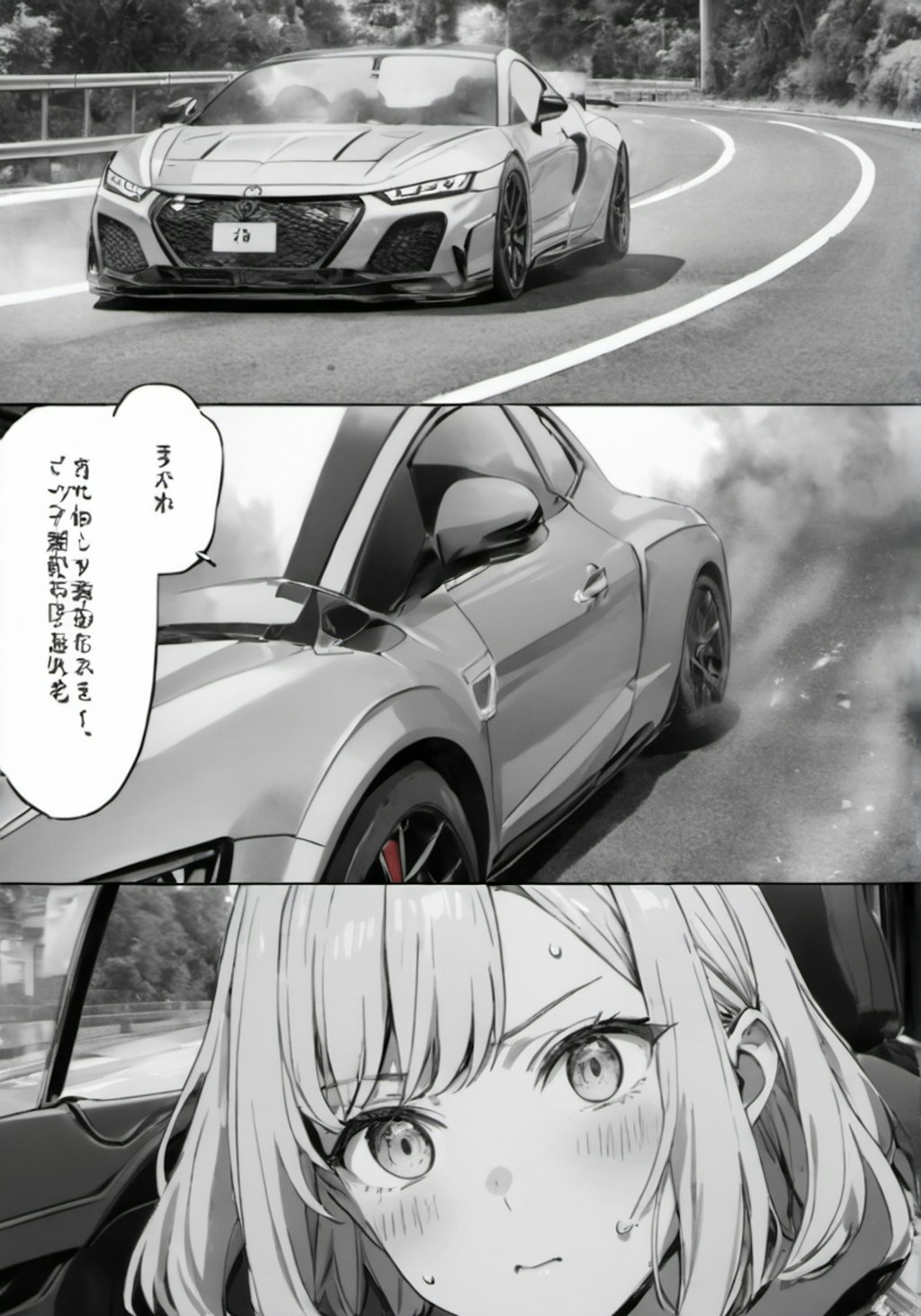 レーシングっぽい漫画