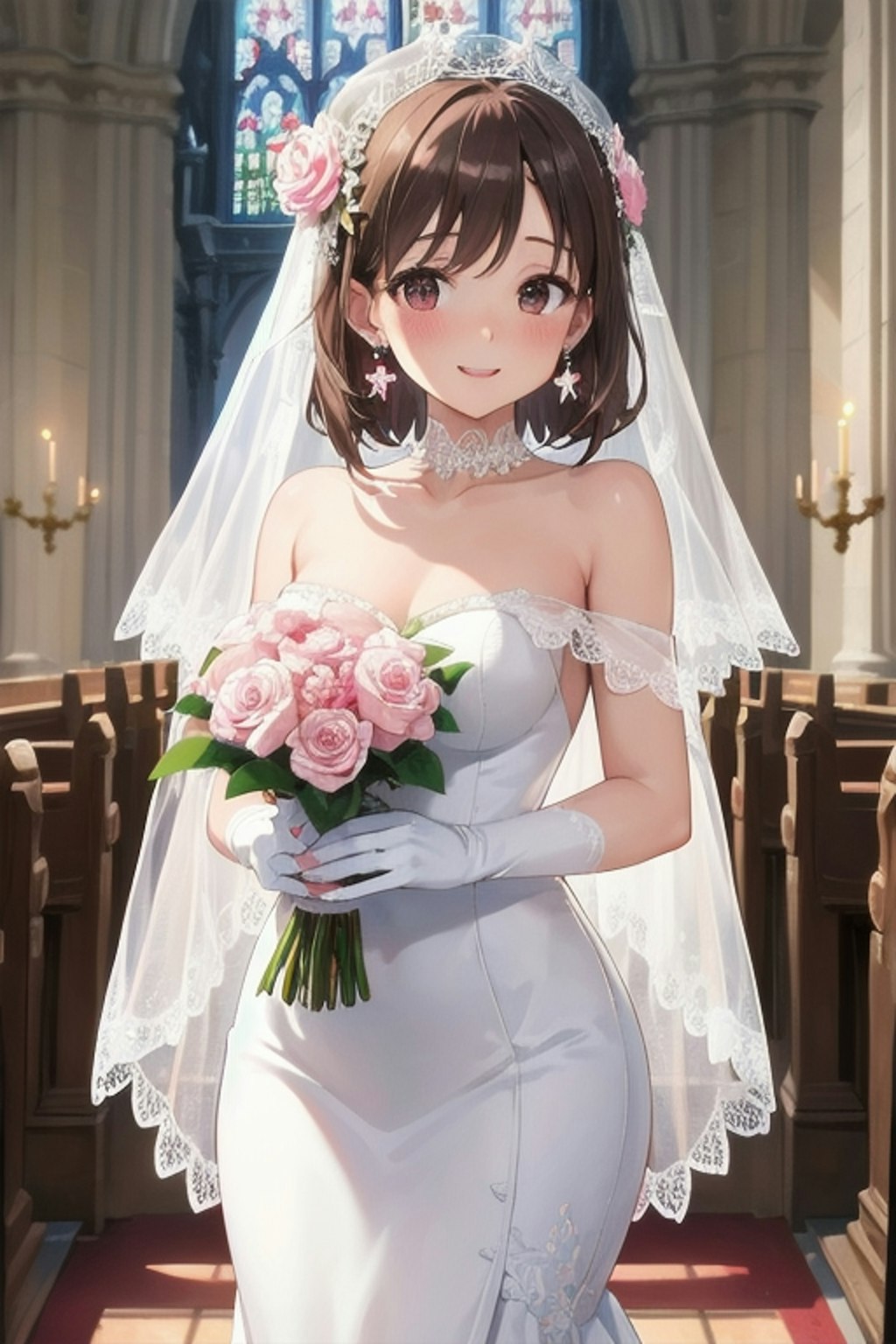 マーメイドラインのウェディング女子さん👰‍♀️💐