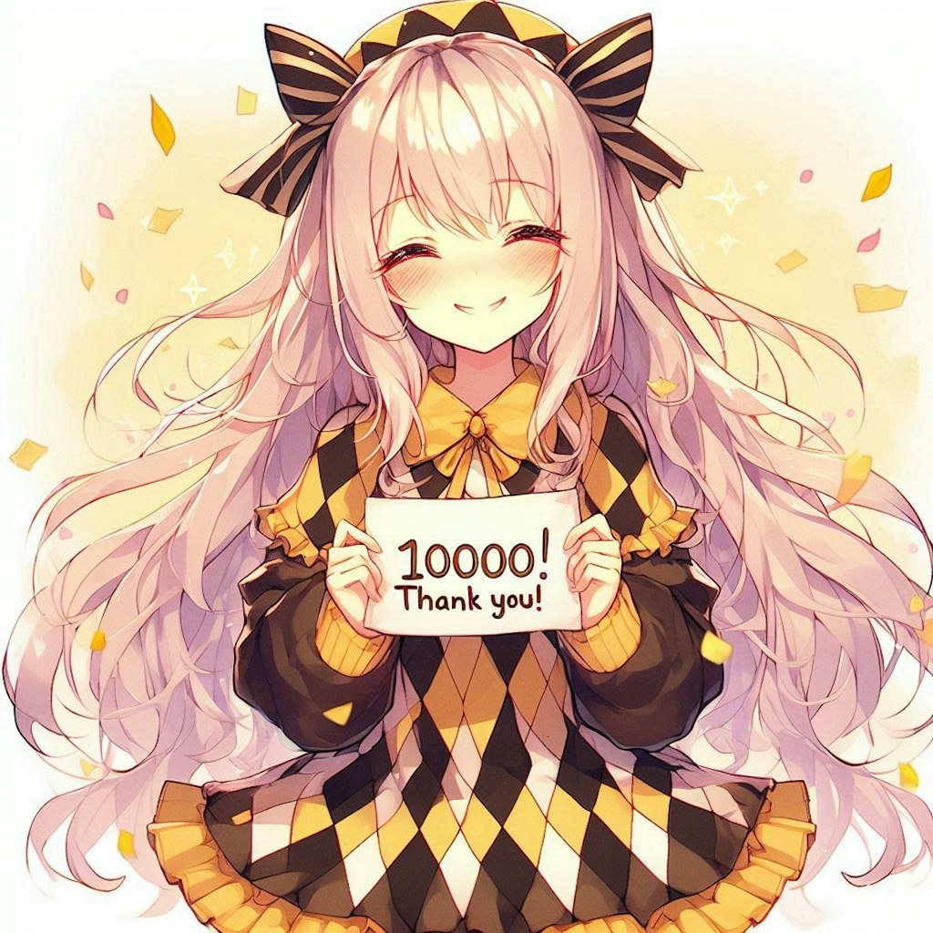 10000いいねありがとうございます！