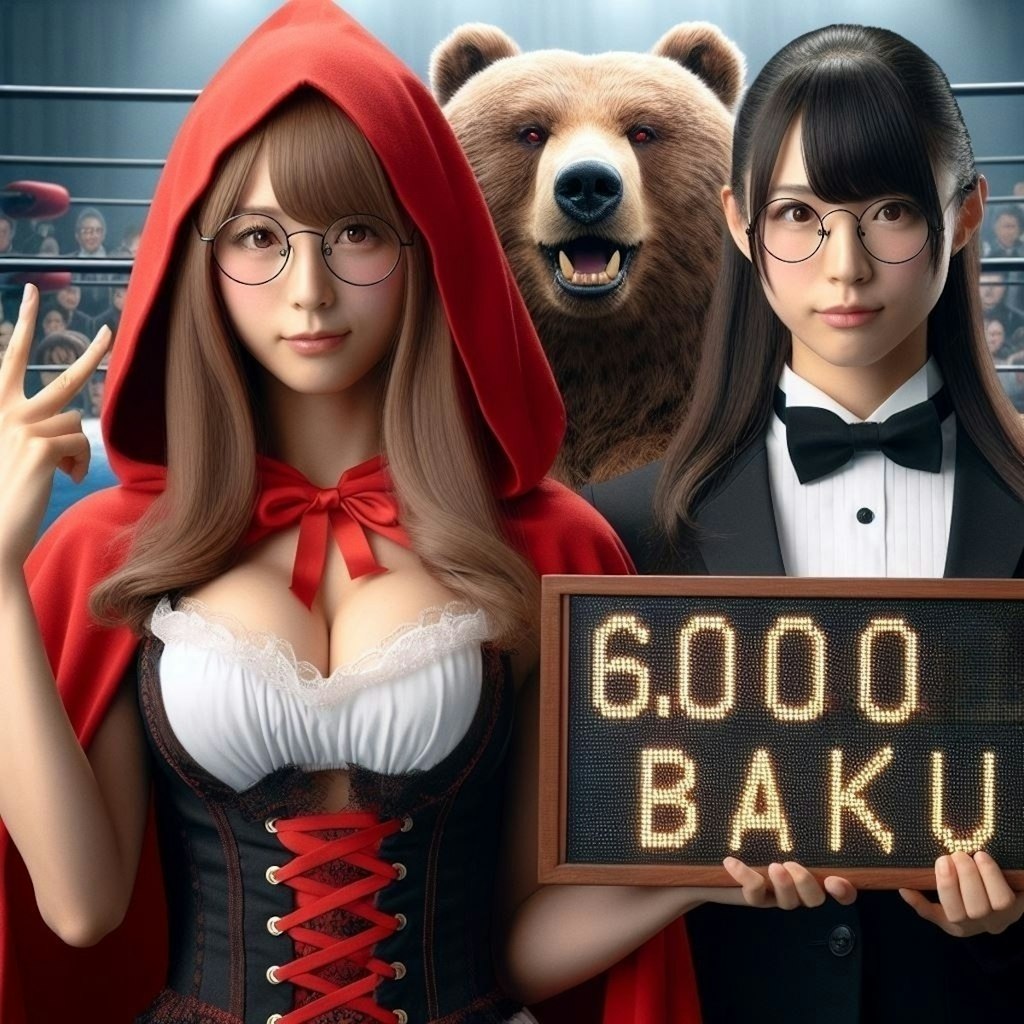 Bakuさん6000いいね！お祝い企画