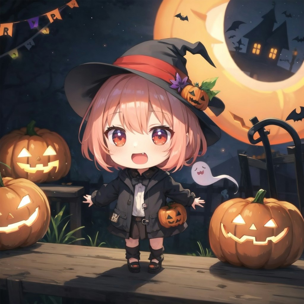 ハロウィンお洒落ちび