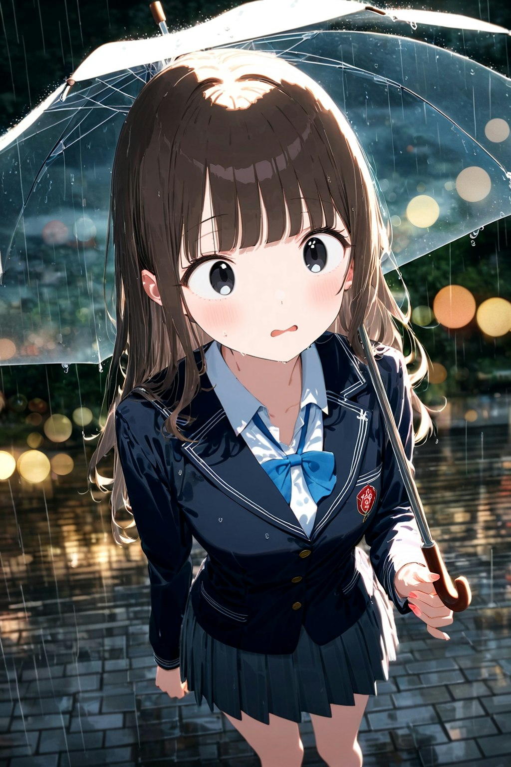 雨の日に